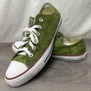 Converse Chuck Taylor All Star Tie Dye Green Low Top Sneakers Mens 8 Womens 10